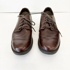 WOLVERINE W20512 BEDFORD OXFORD MN'S‎ Brown Leather Work Shoes Size 11